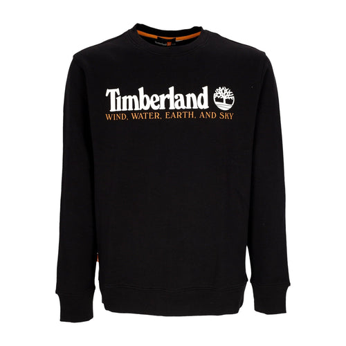 TIMBERLAND Felpa Girocollo Uomo Wwes Crew Neck Bb Black da uomo