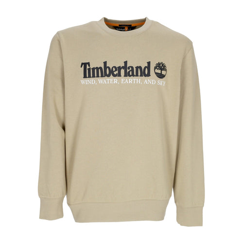 TIMBERLAND Felpa Girocollo Uomo Wwes Crew Neck Bb Lemon Pepper da uomo