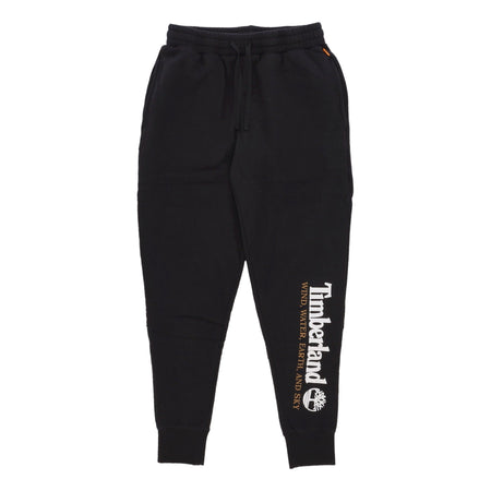 TIMBERLAND Pantalone Tuta Felpato Uomo Wwes Sweatpant Bb Black da uomo