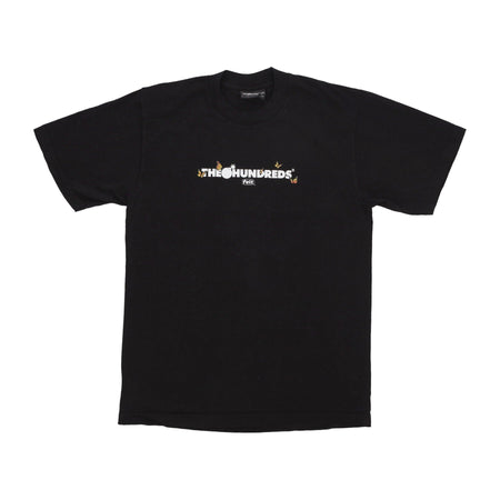 THE HUNDREDS Maglietta Uomo Butterfly Adam Tee Black da uomo