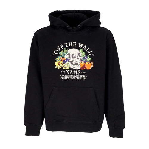 VANS Felpa Leggera Cappuccio Uomo From the Ground Up Hoodie Black da uomo