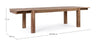 Tavolo Salford allungabile rettangolare, con gambe, piano in legno sheesham, stile design