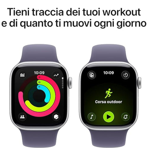 Apple Watch Serie 11 42mm AC/Silver SB/Purple Fog S/M ITA MEU64QL/A