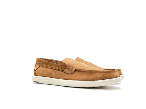 CLARKS Mocassino Uomo Bratton Loafer Dark Tan Nabuk