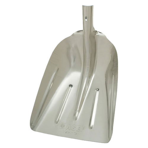 BADILE DA NEVE cm 42x32. con manico cm.130 - Ø 39 mm IN ALLUMINIO - DF 610141