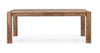 Tavolo Salford allungabile rettangolare, con gambe, piano in legno sheesham, stile design