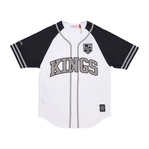 MITCHELL & NESS Casacca Bottoni Uomo Nhl Practice Day Button Front Jersey Loskin White da uomo