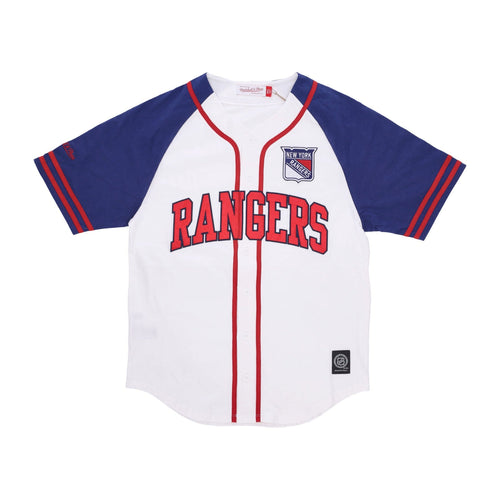 MITCHELL & NESS Casacca Bottoni Uomo Nhl Practice Day Button Front Jersey Neyran White da uomo
