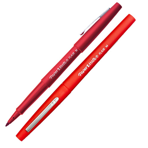 Pennarello Flair Nylon Rosso Punta 1.1Mm Papermate