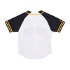 MITCHELL & NESS Casacca Bottoni Uomo Nhl Practice Day Button Front Jersey Pitpen White da uomo