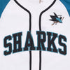 MITCHELL & NESS Casacca Bottoni Uomo Nhl Practice Day Button Front Jersey Sajsha White da uomo