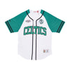 MITCHELL & NESS Casacca Bottoni Uomo Nba Practice Day Button Front Jersey Hardwood Classics Boscel White da uomo