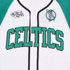 MITCHELL & NESS Casacca Bottoni Uomo Nba Practice Day Button Front Jersey Hardwood Classics Boscel White da uomo