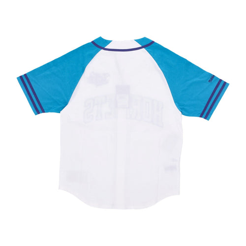 MITCHELL & NESS Casacca Bottoni Uomo Nba Practice Day Button Front Jersey Hardwood Classics Chahor White da uomo