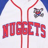MITCHELL & NESS Casacca Bottoni Uomo Nba Practice Day Button Front Jersey Hardwood Classics Dennug White da uomo