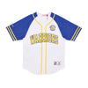 MITCHELL & NESS Casacca Bottoni Uomo Nba Practice Day Button Front Jersey Hardwood Classics Golwar White da uomo