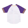 MITCHELL & NESS Casacca Bottoni Uomo Nba Practice Day Button Front Jersey Hardwood Classics Loslak White da uomo