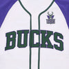 MITCHELL & NESS Casacca Bottoni Uomo Nba Practice Day Button Front Jersey Hardwood Classics Milbuc White da uomo