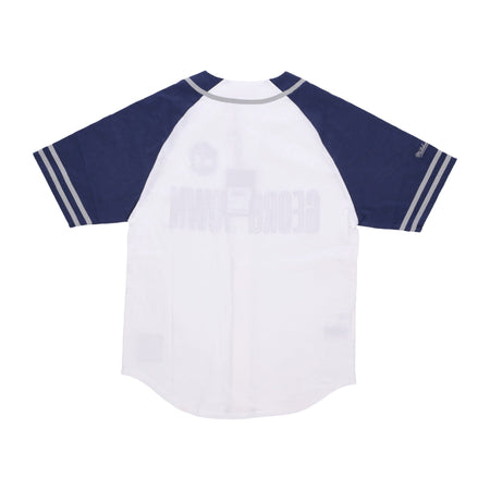 MITCHELL &amp; NESS Casacca Bottoni Uomo Ncaa Practice Day Button Front Jersey Geohoy White da uomo
