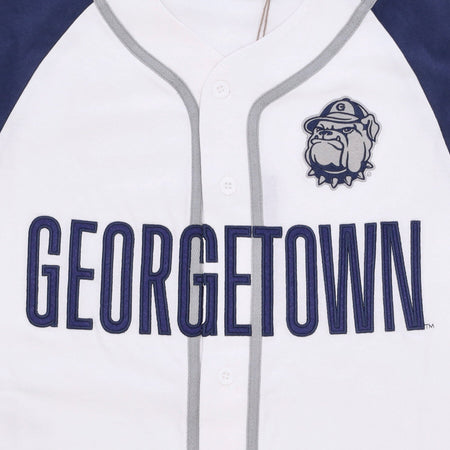 MITCHELL &amp; NESS Casacca Bottoni Uomo Ncaa Practice Day Button Front Jersey Geohoy White da uomo