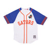 MITCHELL & NESS Casacca Bottoni Uomo Ncaa Practice Day Button Front Jersey Flogat White da uomo
