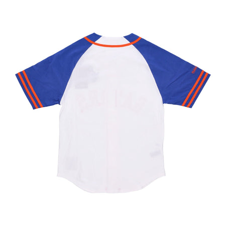 MITCHELL &amp; NESS Casacca Bottoni Uomo Ncaa Practice Day Button Front Jersey Flogat White da uomo