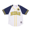 MITCHELL & NESS Casacca Bottoni Uomo Ncaa Practice Day Button Front Jersey Micwol White da uomo