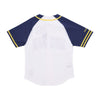 MITCHELL & NESS Casacca Bottoni Uomo Ncaa Practice Day Button Front Jersey Micwol White da uomo
