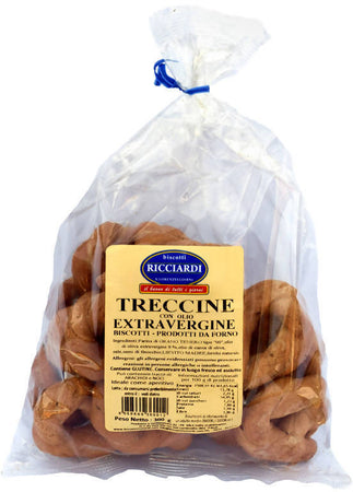 300gr. Taralli Artigianali Treccine Con Olio Extravergine E Semi Di Finocchio Taralli Salati Fatti In Italia Biscotti Ricciardi