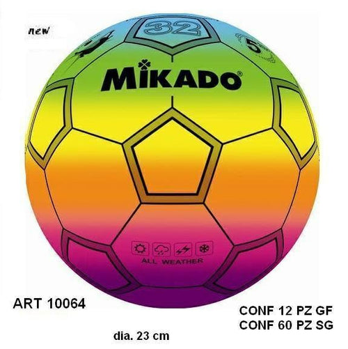 PALLONE PLASTICA RAINBOW CALCIO D.230
