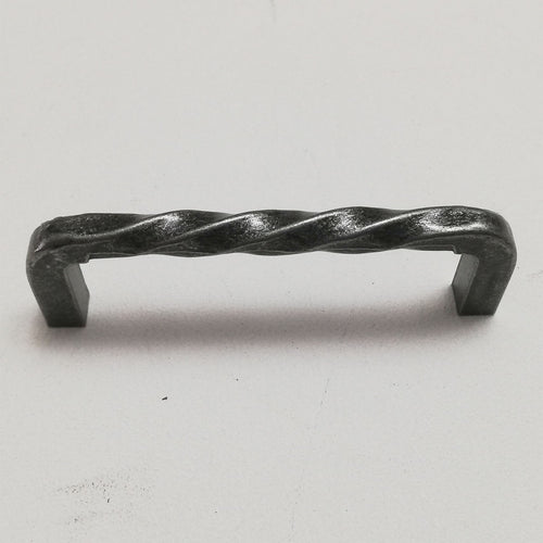 Maniglia quadrata nera interasse 96mm