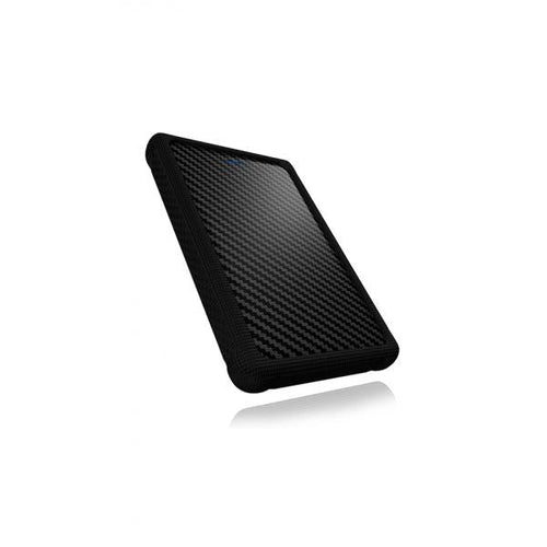 ICY BOX Case Esterno per SSD/HDD 2-5 a 1xUSB3.2 Gen1 Host- senza viti- protezione in silicone