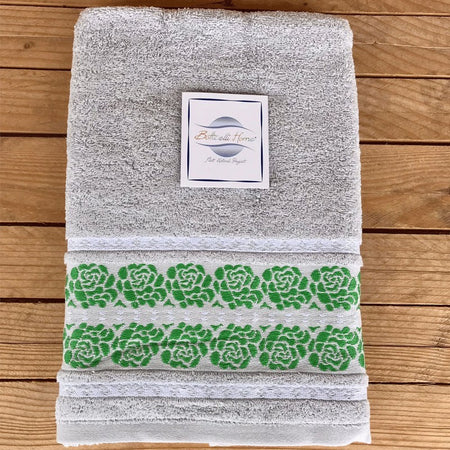 Asciugamani Spugna Botticelli Home Flore Rose