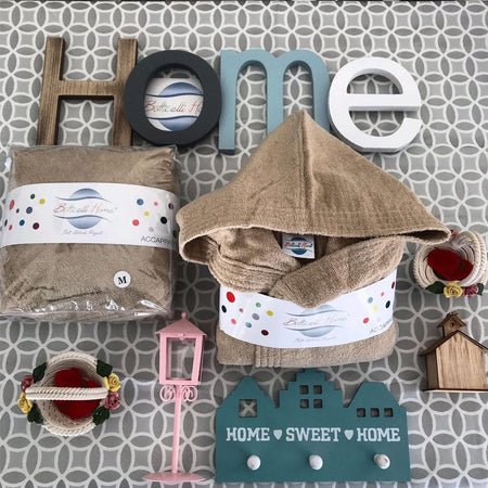 Accappatoio Unisex Botticelli Home in Microspugna di Puro Cotone Ponza