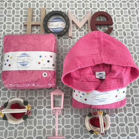Accappatoio Unisex Botticelli Home in Microspugna di Puro Cotone Ponza