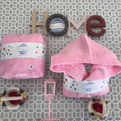 Accappatoio Unisex Botticelli Home in Microspugna di Puro Cotone Ponza