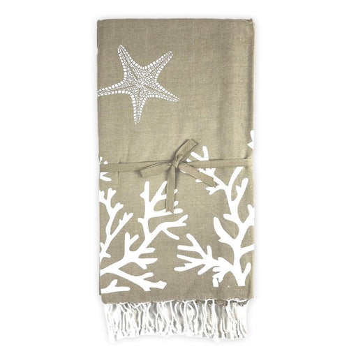 Telo Mare Fouta in cotone Marine