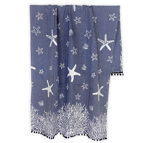 Telo Mare Fouta in cotone Sea