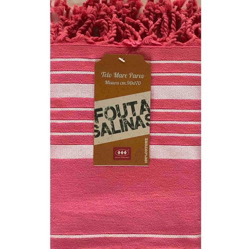Telo Mare Fouta Cotone Spugna Salinas