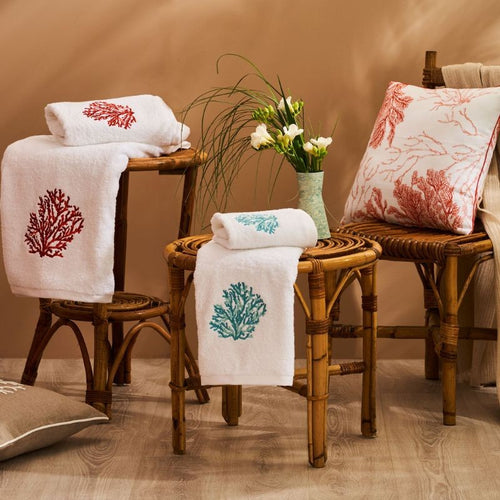 Telo Bagno Doccia Spugna Aka Coralli