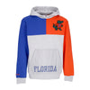 MITCHELL & NESS Felpa Cappuccio Uomo Ncaa Tie Breaker Fleece Hoodie Flogat Grey Heather/royal da uomo