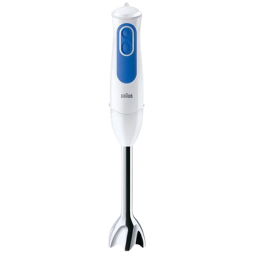 Braun Frullatore ad Immersione MQ3005WH 2 Velocità 700W Bianco/Blu