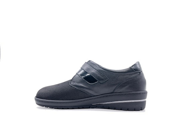 GRUNLAND Scarpe donna con maxi strappo NILE Nero