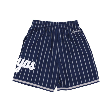 MITCHELL &amp; NESS Pantaloncino Basket Uomo Ncaa Hometown Mesh Short Geohoy Navy da uomo