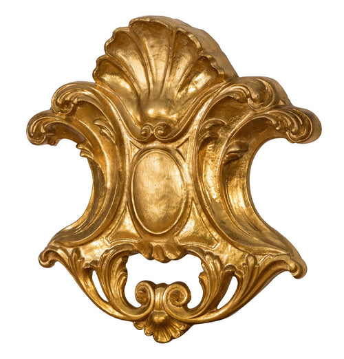 Biscottini STEMMA ARALDICO IN LEGNO FINITURA FOGLIA ORO L57XPR8XH57 cm Made in Italy