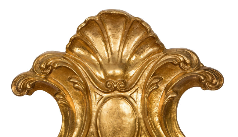 Biscottini STEMMA ARALDICO IN LEGNO FINITURA FOGLIA ORO L57XPR8XH57 cm Made in Italy