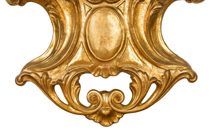 Biscottini STEMMA ARALDICO IN LEGNO FINITURA FOGLIA ORO L57XPR8XH57 cm Made in Italy