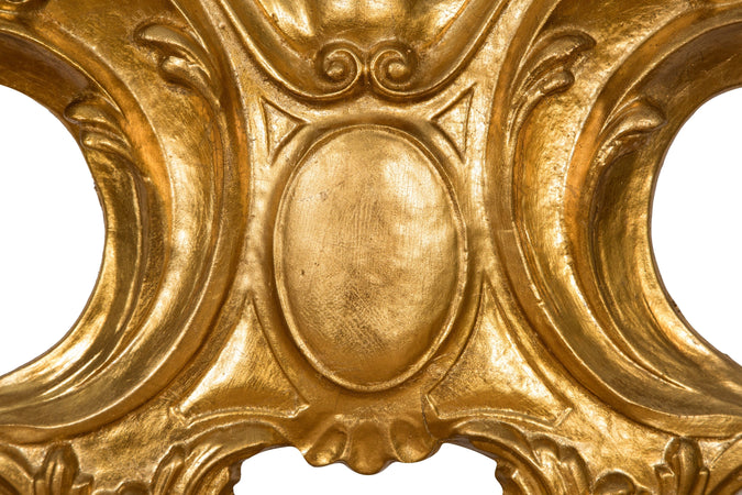 Biscottini STEMMA ARALDICO IN LEGNO FINITURA FOGLIA ORO L57XPR8XH57 cm Made in Italy