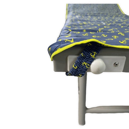 Telo Mare Coprilettino in Microfibra Ancore