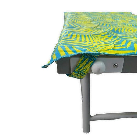 Telo Mare Coprilettino in Microfibra Palme